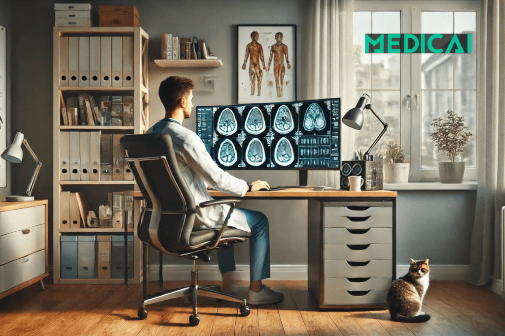 can radiologists work from home