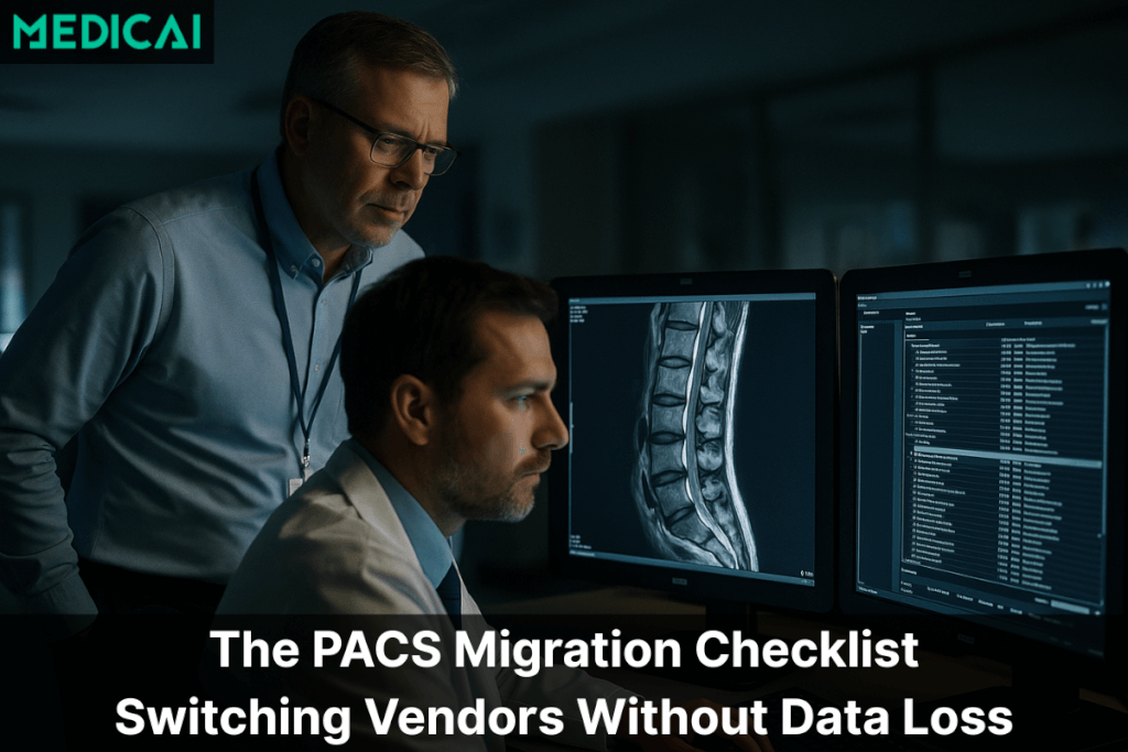 pacs migration checklist