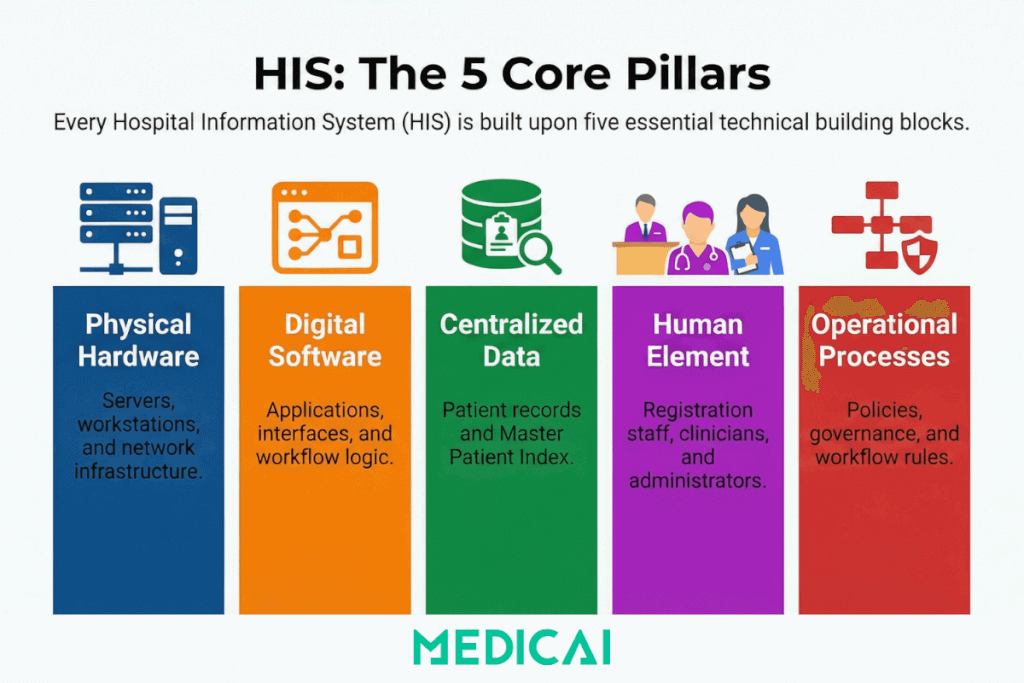 components of hospital information system